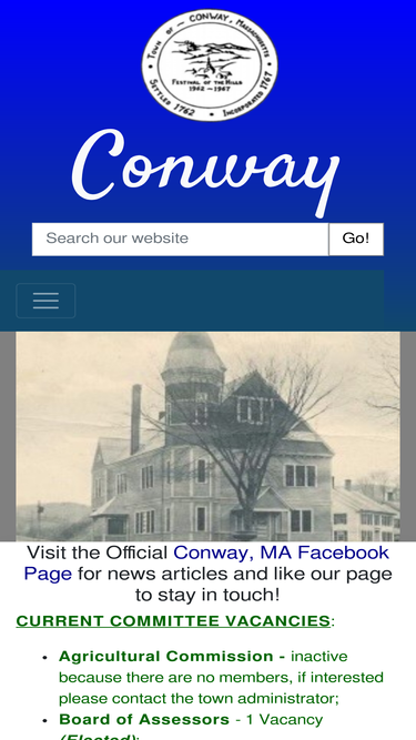 townofconway.com