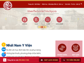 'nhatnamyvien.com' screenshot
