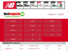 'focimagazin.hu' screenshot