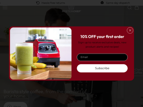 Misterchef homepage screenshot