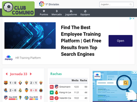 'clubcomunio.com' screenshot