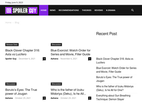 'spoilerguy.com' screenshot