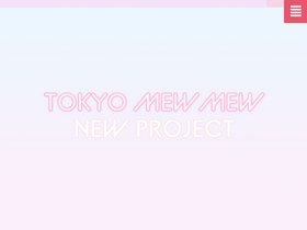 'tokyo-mew-mew.com' screenshot