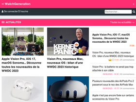 'watchgeneration.fr' screenshot