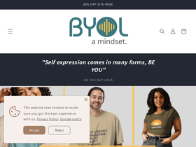 beyououtloud.com homepage screenshot