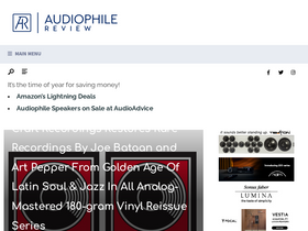 'audiophilereview.com' screenshot