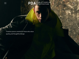 pdabrand.com homepage screenshot