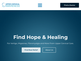 'uppercervicalawareness.com' screenshot