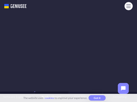 'geniusee.com' screenshot