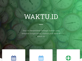 'waktu.id' screenshot