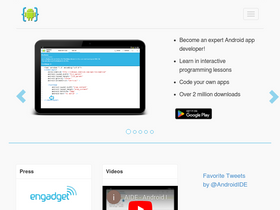 'android-ide.com' screenshot