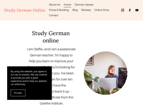 'studygermanonline.com' screenshot