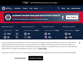 'revolutionsoccer.net' screenshot