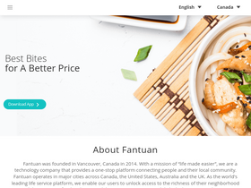 'fantuan.ca' screenshot