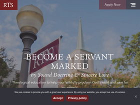 'rts.edu' screenshot