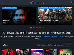 'ilgeniodellostreaming.press' screenshot