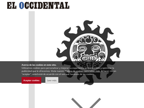 'eloccidental.com.mx' screenshot