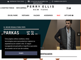 'perryellis.cl' screenshot