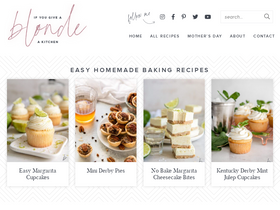 'ifyougiveablondeakitchen.com' screenshot