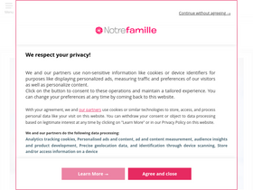 'enfant.com' screenshot