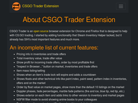 CSGO Trader - Steam Trading Enhancer Extension