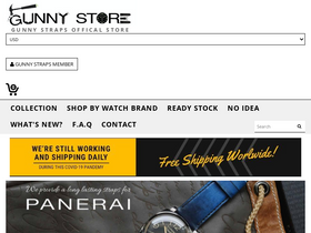 gunny-store.com homepage screenshot