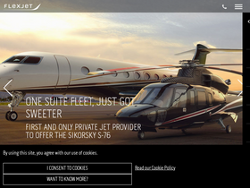 'flexjet.com' screenshot