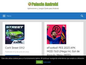 'palacioandroid.com' screenshot