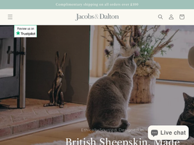 Jacobs & Dalton homepage screenshot