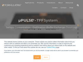 'formulatrix.com' screenshot