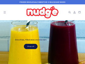 nudgedrinks.co.uk homepage screenshot