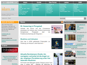 'islam.de' screenshot