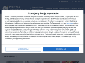 'politykazdrowotna.com' screenshot
