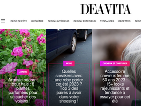 'deavita.fr' screenshot