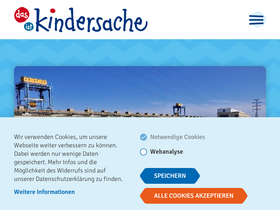 'kindersache.de' screenshot