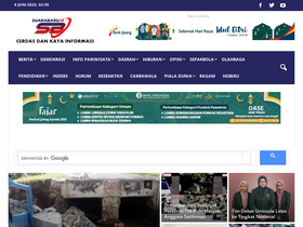 'suarabaru.id' screenshot