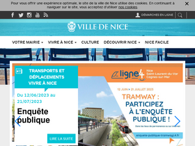 'nice.fr' screenshot