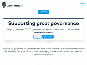 'governorhub.com' screenshot