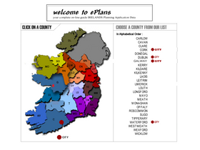 'eplanning.ie' screenshot