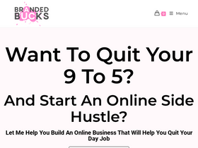 'thebrandedbucks.com' screenshot