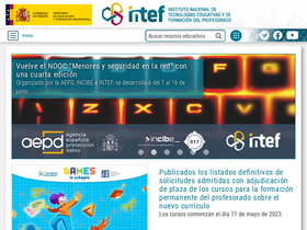 'intef.es' screenshot
