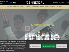 'commencal-store.de' screenshot