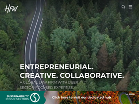 'hfw.com' screenshot