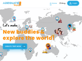 'adequatetravel.com' screenshot