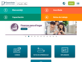 'capacitateparaelempleo.org' screenshot