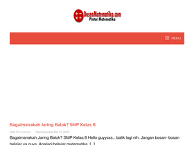 'dosenmatematika.co.id' screenshot