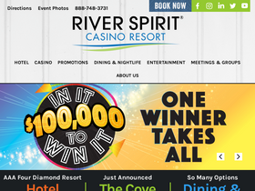 'riverspirittulsa.com' screenshot