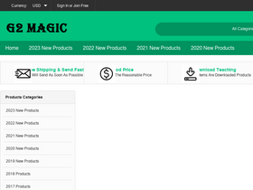 'g2livestore.com' screenshot