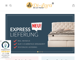 di-lara.de homepage screenshot