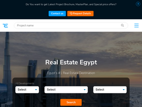 'realestate.eg' screenshot